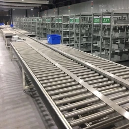 Warehouse Material Handling system roller conveyor system for products conveying