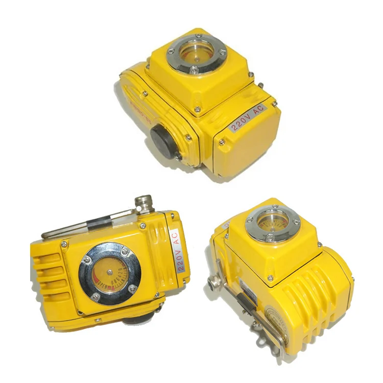 ON/OFF Switch Regulating Type Adjust 220V 380V 24VDC Control Electric Actuator For Ball Vale