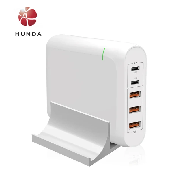 USB C зарядное устройство PD 150W 5-с одним портом Настольная зарядная станция зарядного устройства с двойной 100 Вт Мощность доставки порт для