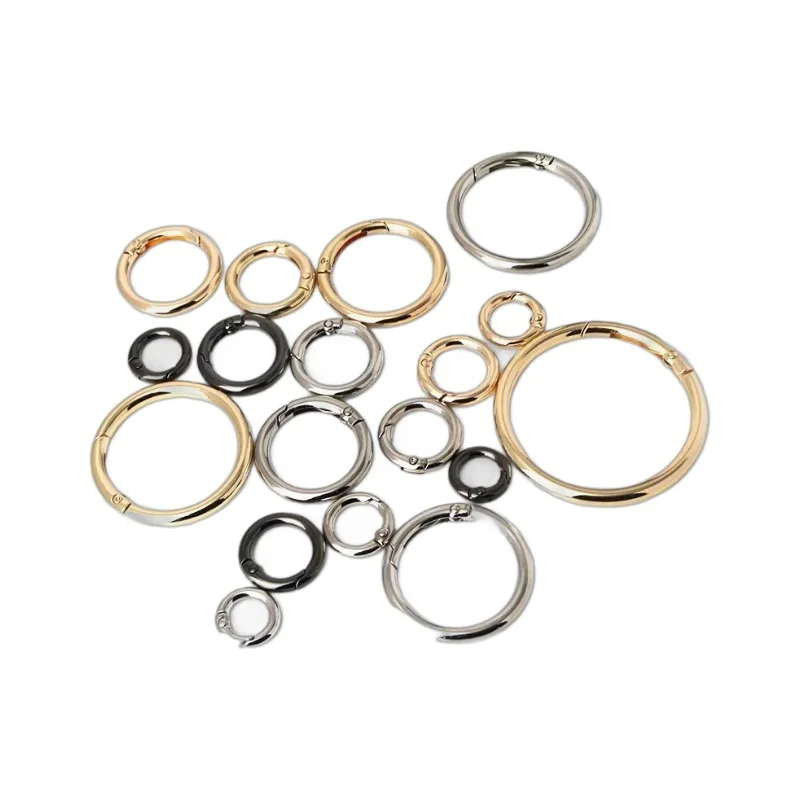 10-60mm Hardware Accessories Zinc Alloy Suspenders Shoes Hat Round Buckle DIY Luggage Handbag Zinc Alloy O Ring