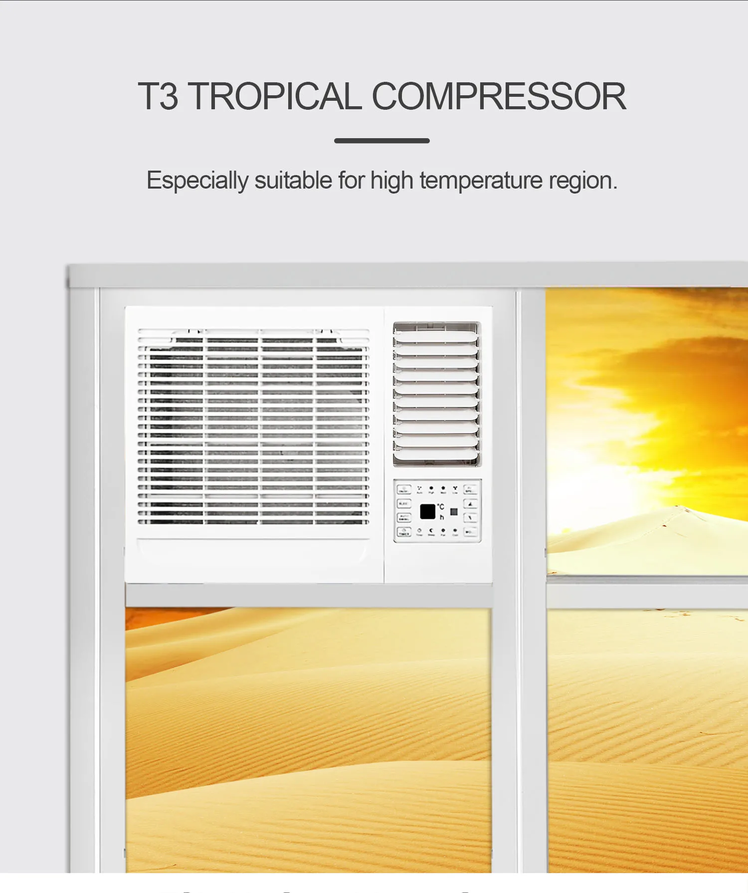 Wholesale China manufacture 9000Btu 1P Cooling Window Type Air Conditioner hotel using for southeast Asia