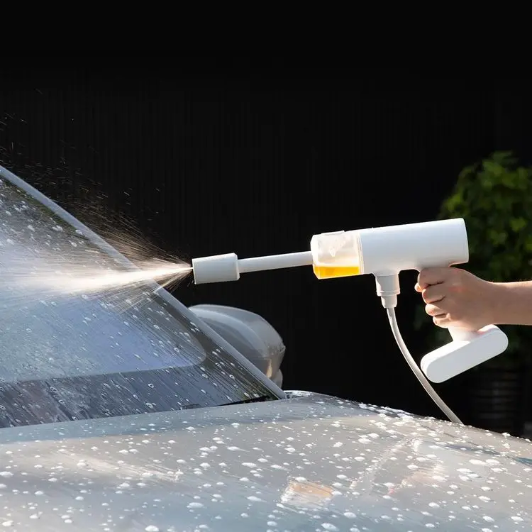Mijia Wireless Car Washing Machine Home 2.4 MPa High Pressure Sprayer Sprinkler Cleaner Foam Generator Cleaning Care Car