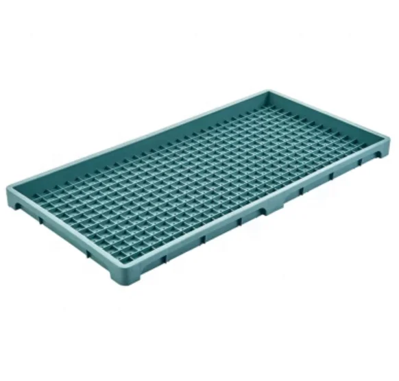 Stackable 300x600mm ABS hydroponic fodder growing tray Plastic Paddy Nursery Planting Rice seed germination tray