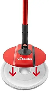 House Cleaning Products Round Microfiber Scrubber Mop Pad Replacement for Vileda Spin & Clean Mop