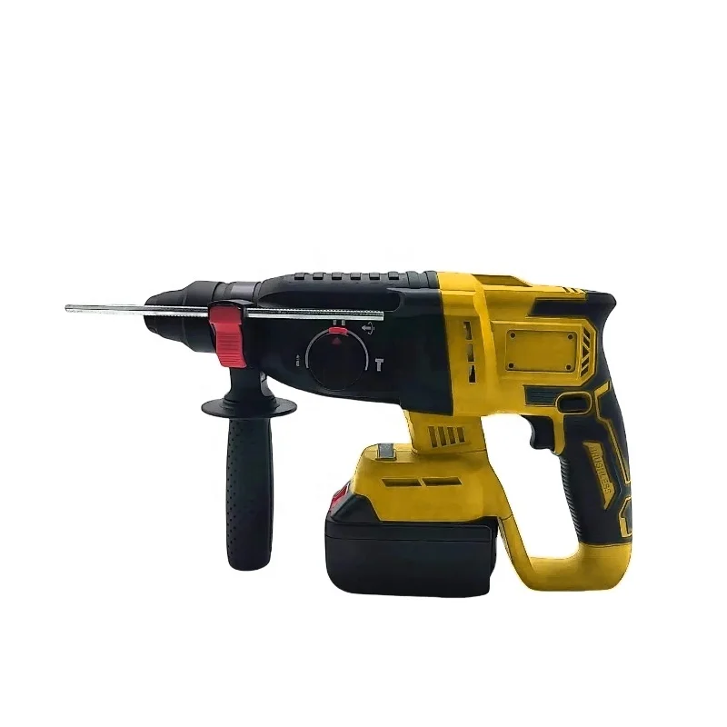 3 Function 21v Electric Cordless Power Sds Demolition Rotary Hammer For Construction Machine 4.0AMH