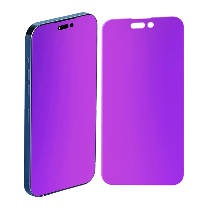 8d mirror mobile phone for iphone 14 pro max Anti Spy Anti Blue Light HD tempered glass screen protector privacy 14 pro max