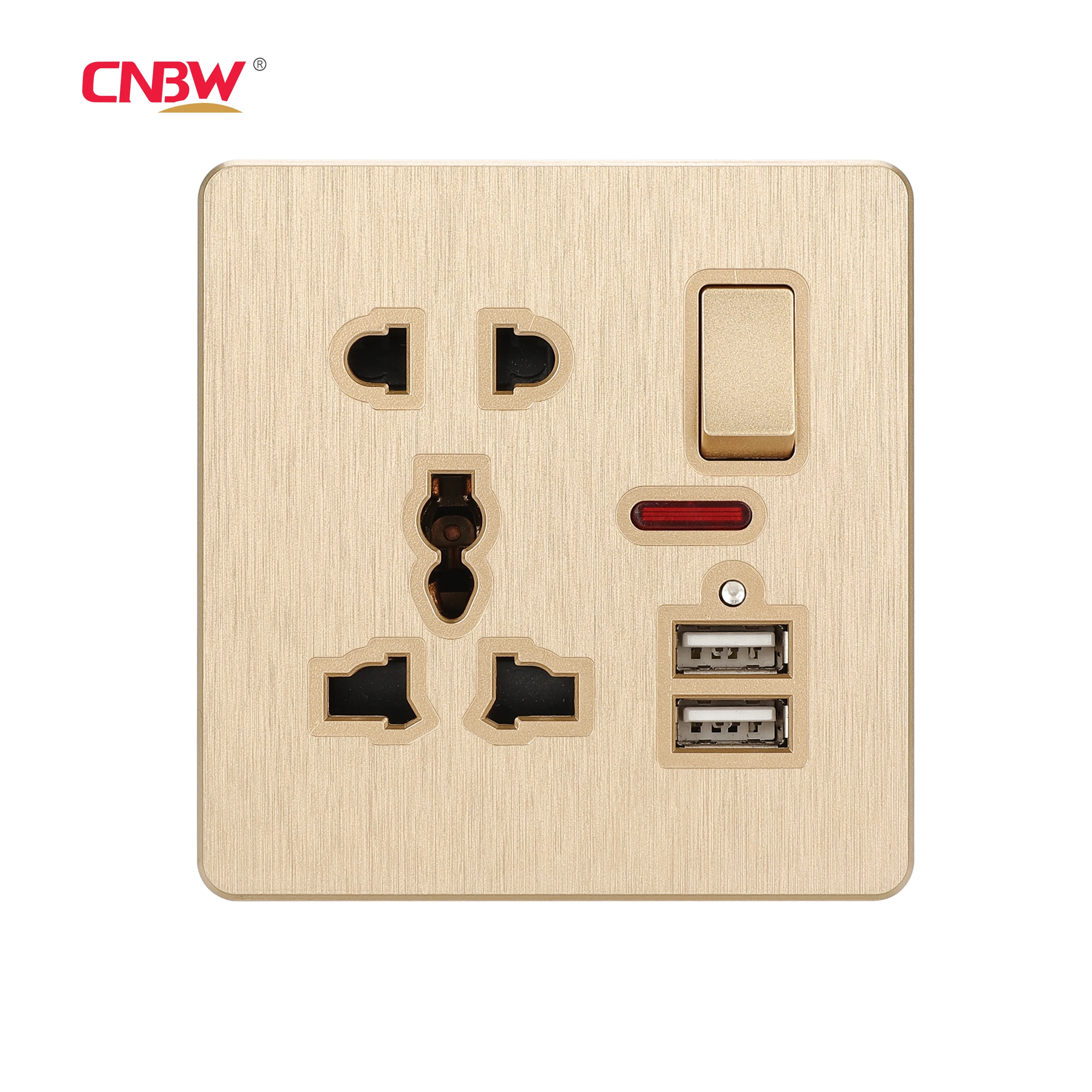 Factory price New design european the 2P schuko wall socket