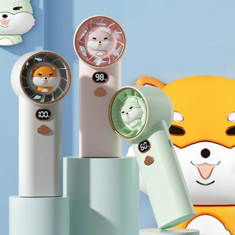 Handheld Cute small Electric Hand Battery Charging Usb Rechargeable Desktop Cooling Portable Travel Silent Wholesale Mini Fans
