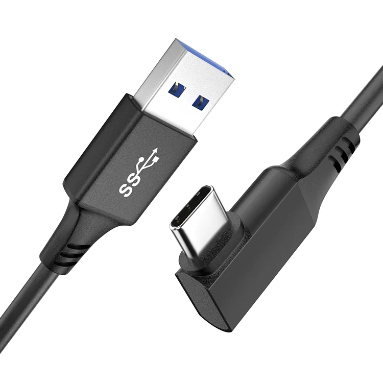 ULT-unite New Arrival 3m/4.5m/5m 90 Degree Right Angle USB 3.0 Type A to C VR Cable for Oculus Quest 2
