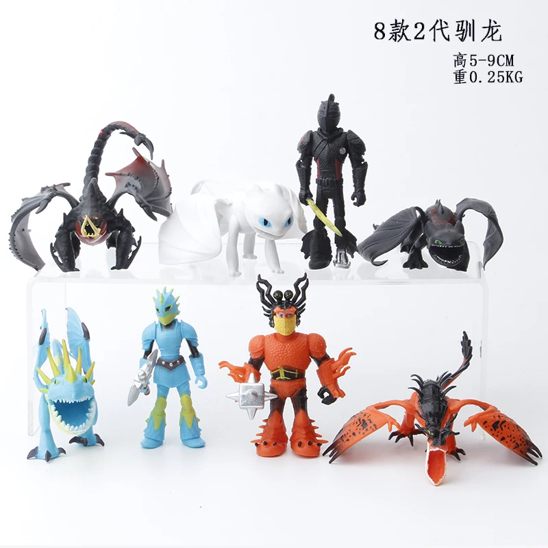 Movie How to Train Your Dragon  Collection Set Toys 8 Styles model Funny Cute Doll For Children Action Figure