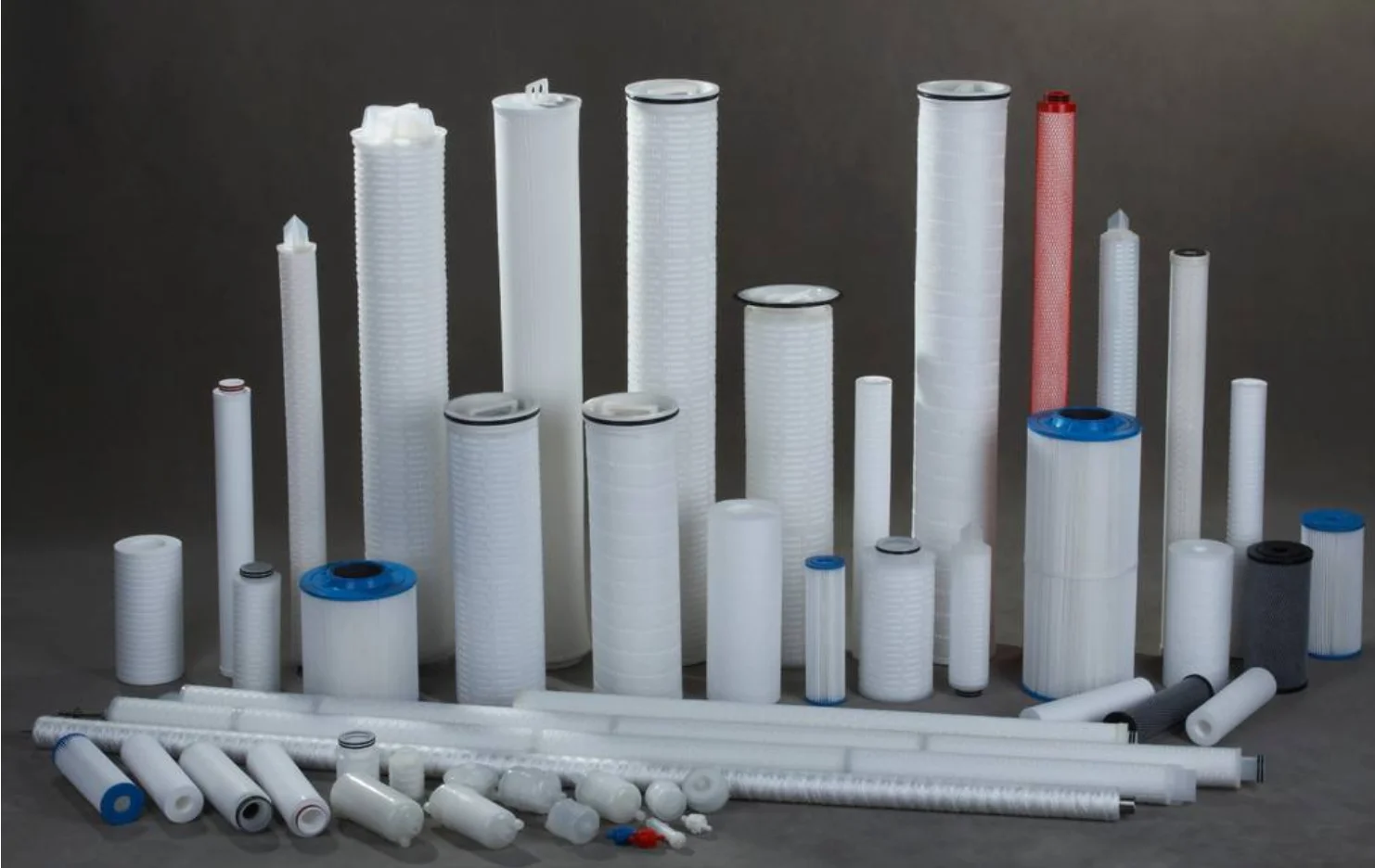 PP PES PTFE PVDF GF N6 N66 Pleated Filter Cartridge