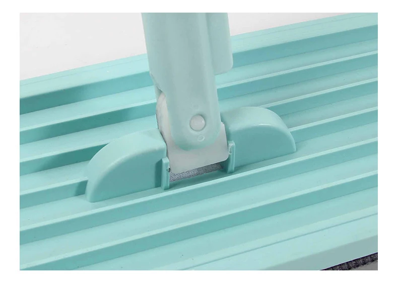 Microfibre Flat Mop Refill Floor Cleaning Flat Mop Handle Wet and Dry Use Household Wash Free Flat Mop