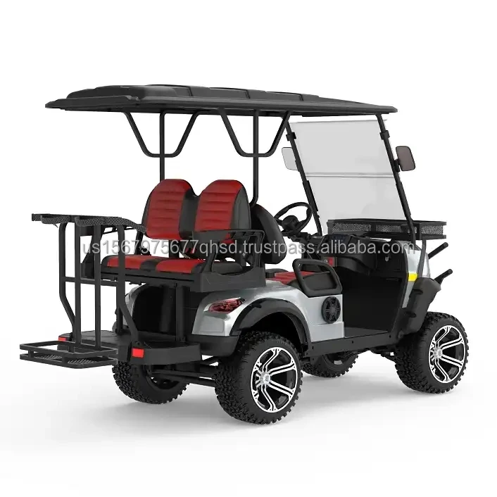 2 4 6 8 Person 48v electric lifted street legal golf carts off road golf buggy electric club car for sale