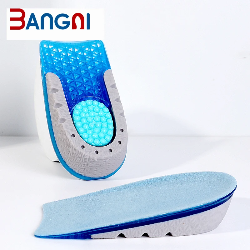 Wholesale Taller Growth Shoe Pad Boosting Inner Sole Heigh Increasing Shoe Inserts Height Increase Insoles