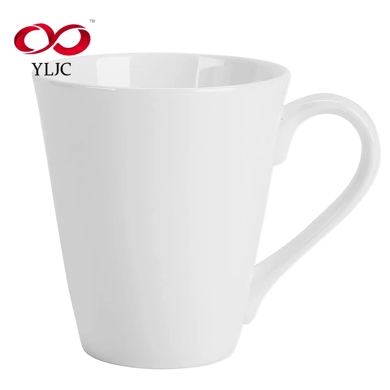 Modern Creative Irregular Fine Bone China Ceramic Water Coffee Cup Tea Mug Reusable Handmade Unique Custom Mug Coffee