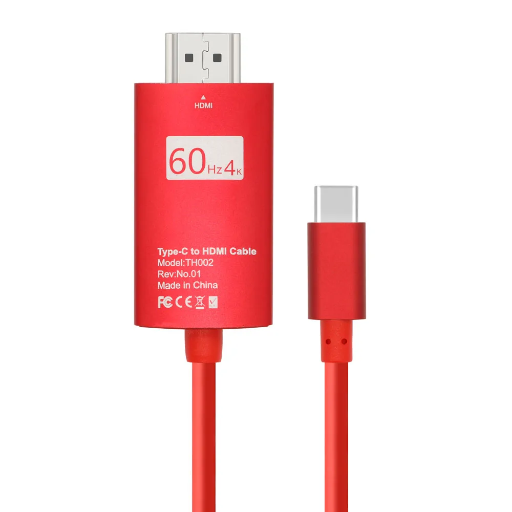  Кабель USB C-HDMI в алюминиевом корпусе для MacBook Pro 2018/2017
