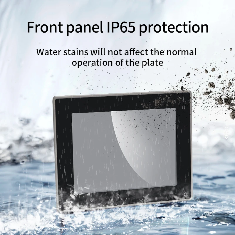 SINSMART 8inch J1900 WiFi ip65 waterproof all in one touch industrial fanless rugged tablet pc