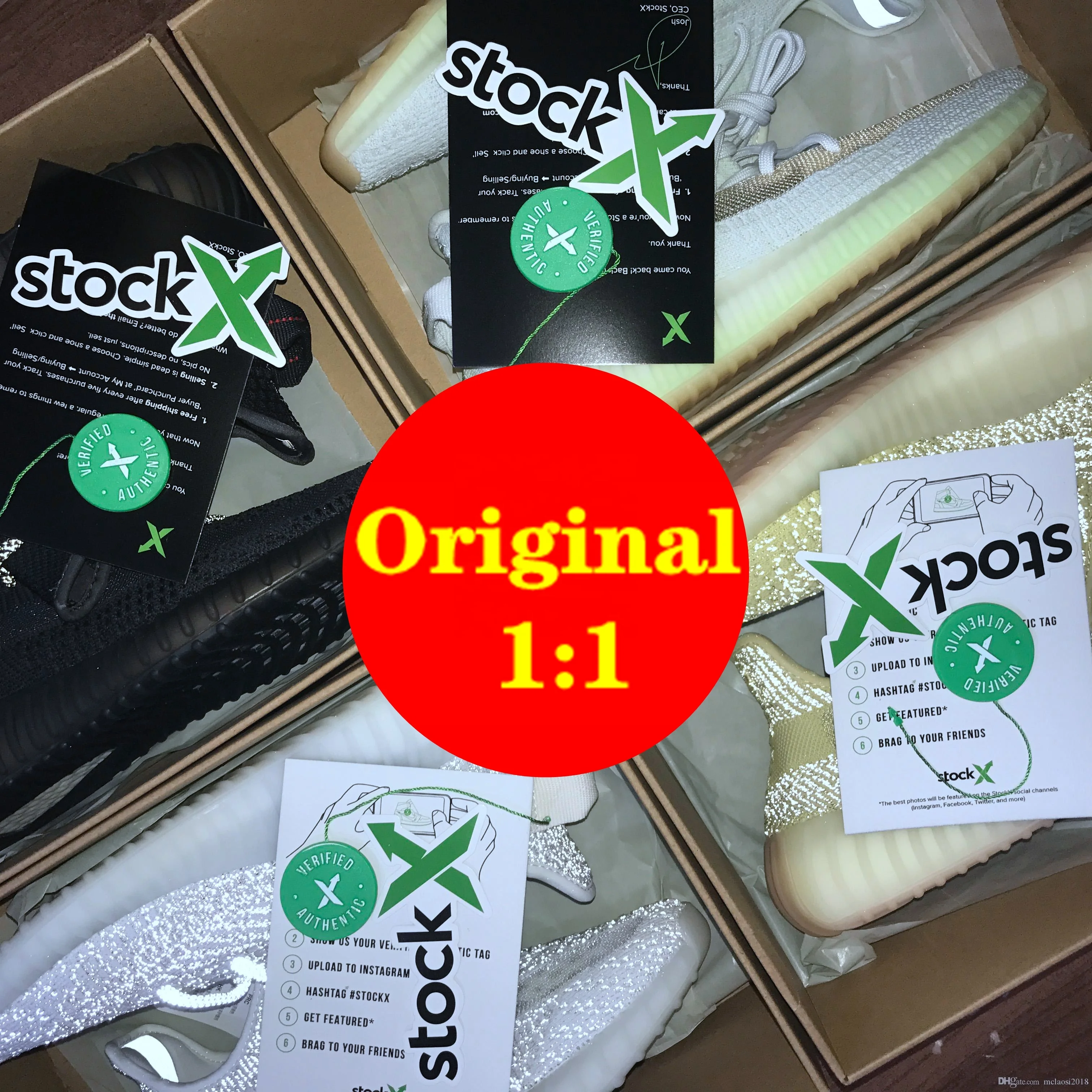2021 мужские и женские оптовая продажа Stockx Yeezy 350 V2 380 700 500 450 с коробкой 1:1 светоотражающая повседневная спортивная обувь для бега