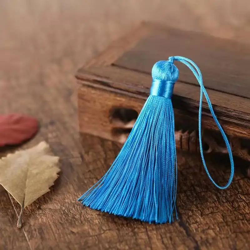 Fashion accessories wholesale factory 100% polyester tassel fringe tassel for  gift packing jewelry making