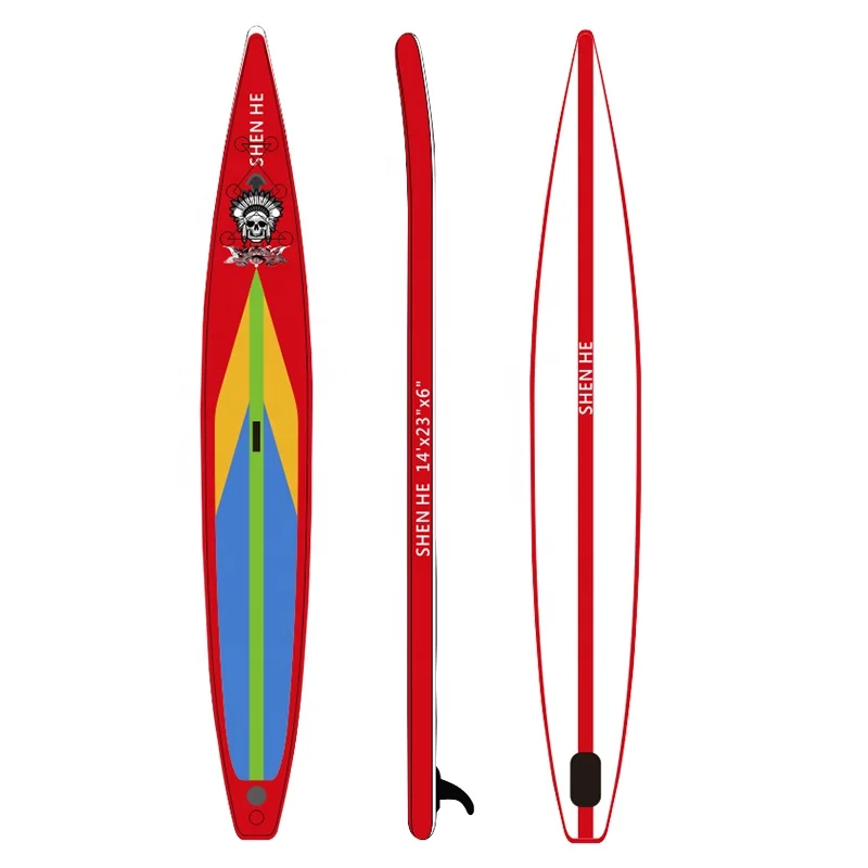 Customized Multi Colors Inflatable Surfboard Sup Board Inflatable Racing Board