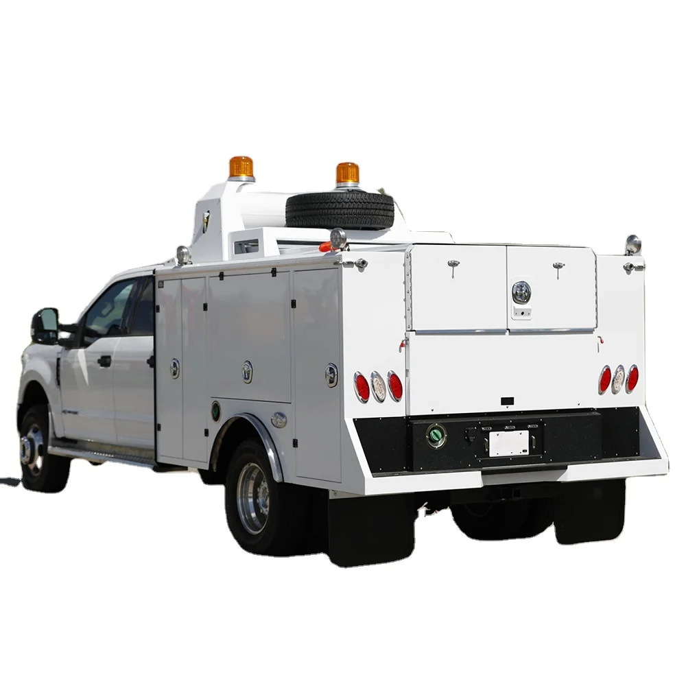 Customized  Aluminum Construction 9-foot Service Body RV Trailers For Truck  For manufacturing