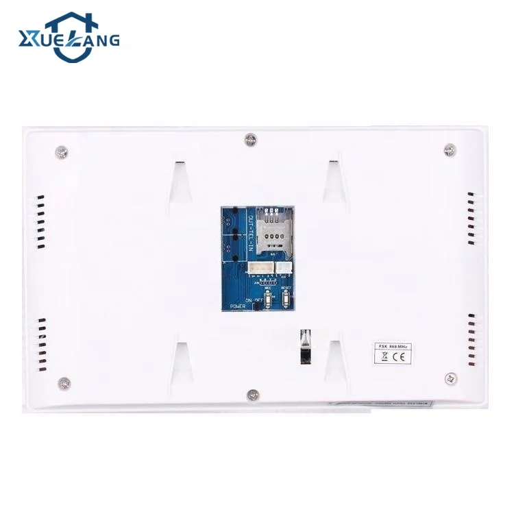 7 inch Color Screen Displays 433 or 868 Mhz Wireless GSM and PSTN Security Burglar Alarms Systems For Smart Home Automation
