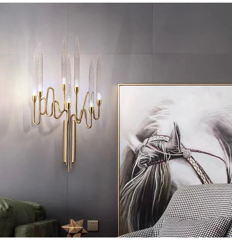 Shop Hotel Decor Contemporary Design Hotel Light Fixture Candle Chandelier Light Professional Manufacturer Home LED 10 Crystal
