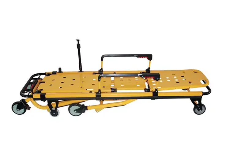 Ambulance emergency stretcher Automatic Loading Collapsible Ambulance Stretcher Wheeled for Patient Transfer
