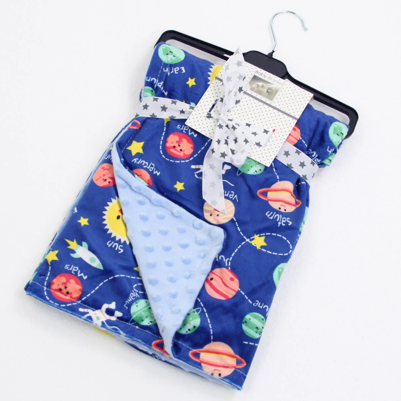 Comfort Baby Blanket 120*70 CM Printed Winter Cotton Flannel Minky Baby Swaddle Receiving Blanket Super Soft Wholesale
