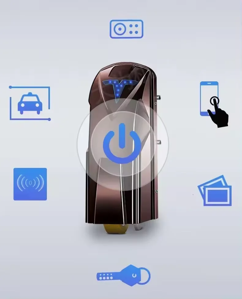 Automatic door machine for opposite door, electric door car to door opener, universal type