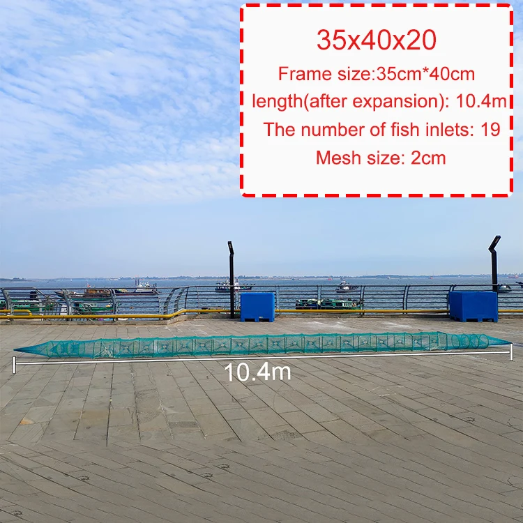 Aquaculture Tilapia Fish Farming Cages Minnow Trap Fishing Net Latest Designs China Catch Fish ,shrimp...etc Durable 3 Days