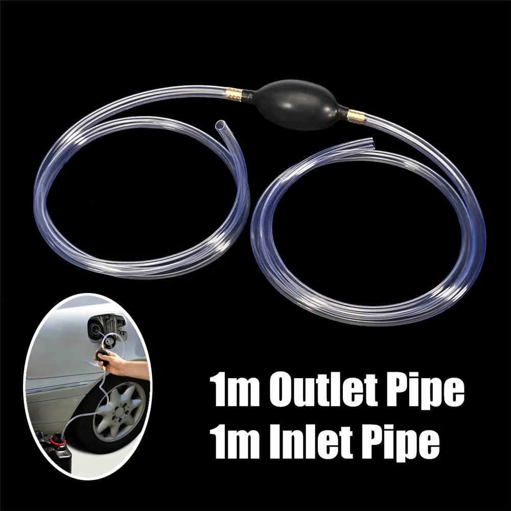 Manual Hand Siphon Pumps Hose Gas Water Liquid Transfer Pump Pipe Car Fuel Oil Kit Portable Garage Fish Tank Pumps Accessories