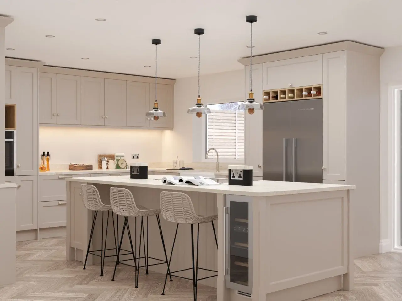 Luxury European Villa Style Solid Wood Kitchen Cabinet for Sale