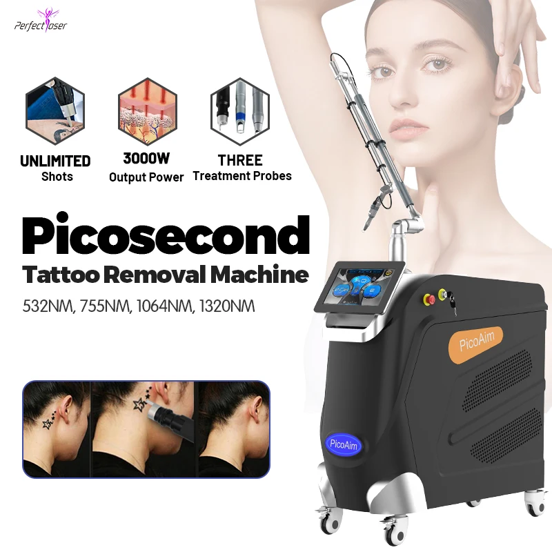 Оригинальный лазер Picosecond, 1064 нм, лазер Pico q с переключателем, лазер Pico Yag, машина для удаления татуировок, цена, машина Picosecond