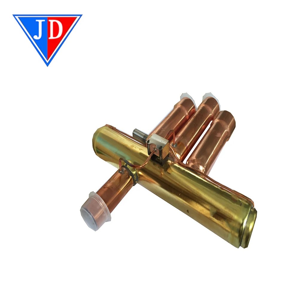 Four Way Reversing Valve 3/8*5/8  for Air Conditioner with Coil 000190 for Refrigeration