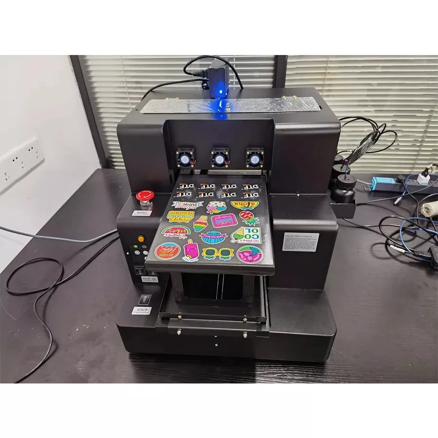 UV DTF Printer With Transfer PVC Film 3d Effect 50cm 30cm L805 Xp600 Print Head Roll To Roll UV DTF Printer Sticker DTF Printer