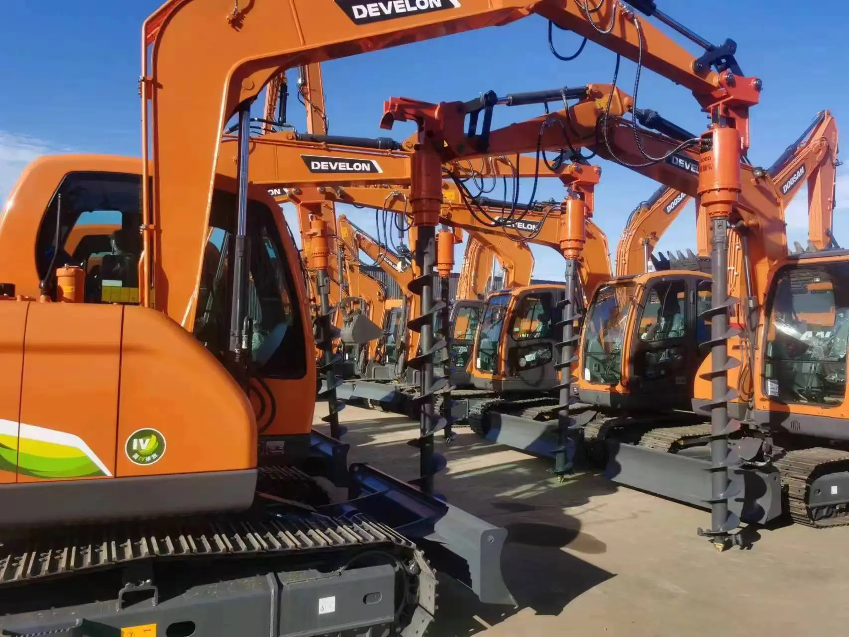 Excavator Aauger Drilling Parts plant tree Ground Hole Drill Earth Auger hydraulic earth auger