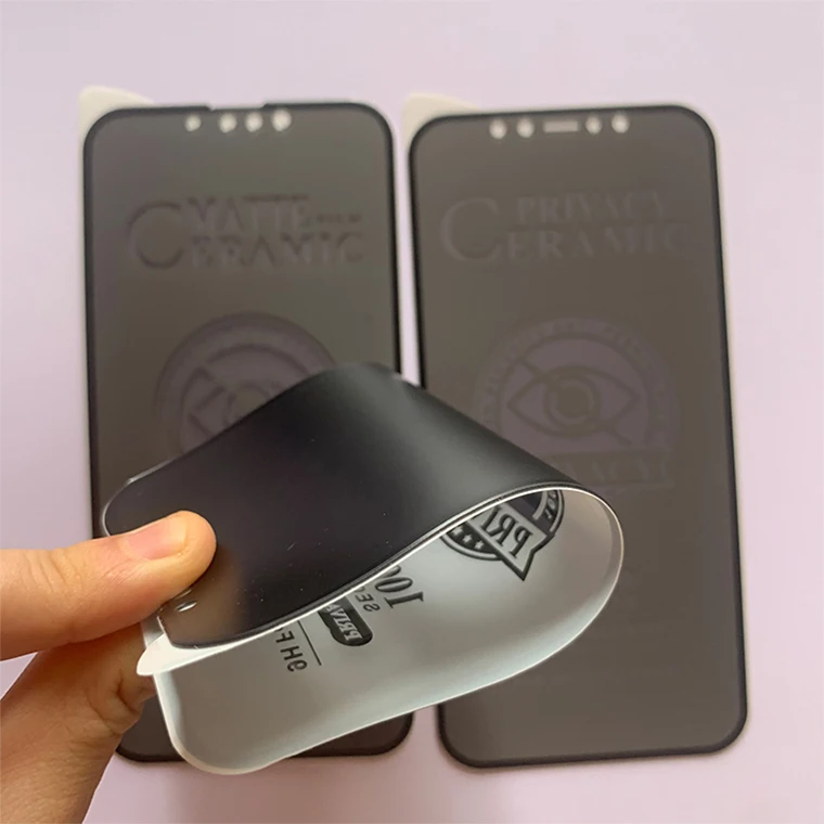 9H 21D mobile phone Ceramic Film Matte anti spy Screen Protectorfor iphone11 12 13 13pro micas para privacidad
