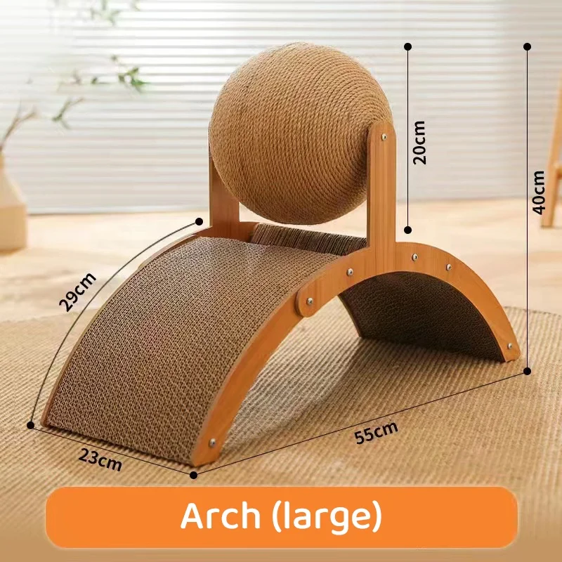 Wholesale Cardboard Pet Products New Design Ferris Wheel Sisal Cat Scratcher Cardboard