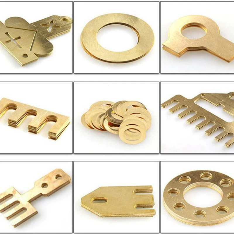 Custom Hardware Laser Cutting Punching Precision Bending Pure Titanium Parts Metal Stamping Products Titanium Sheet Metal
