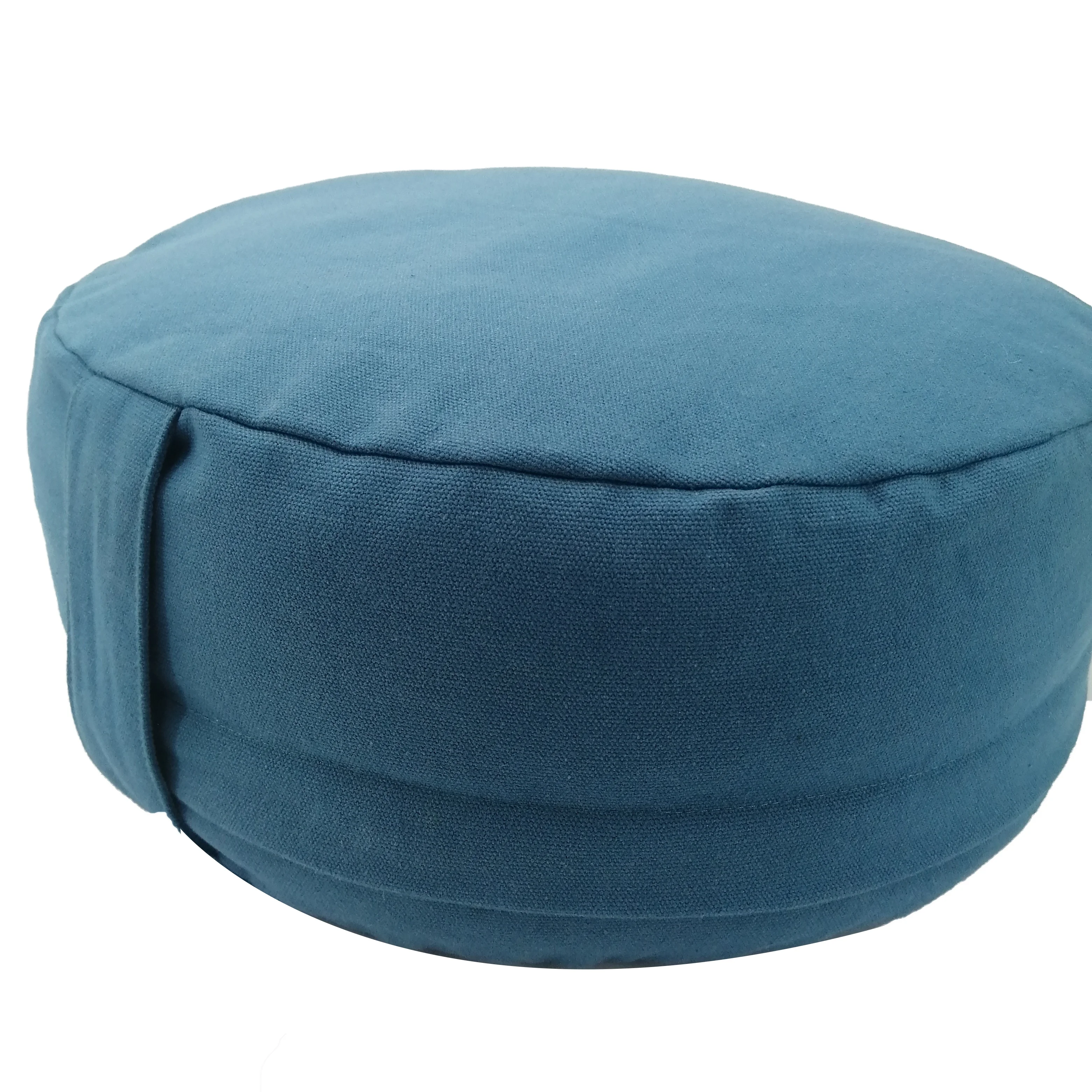 Yoga cushion meditation mat filled with buckwheat husks