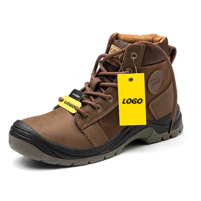 WEJUMP Classic nubuck leather BSI CE SBP standard steel plate safety australian boots men Safety Shoes