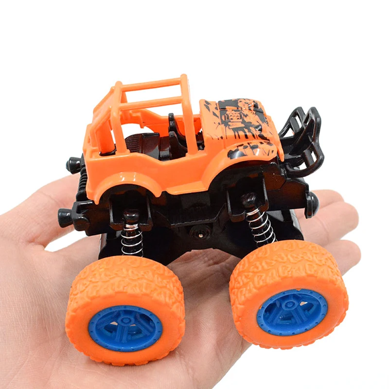Four-wheel Drive off-road Vehicle Stunt Dump Cars Inertia Car Boy Toy Bigfoot Car Dinosaur Pull Back Children Toy Gift