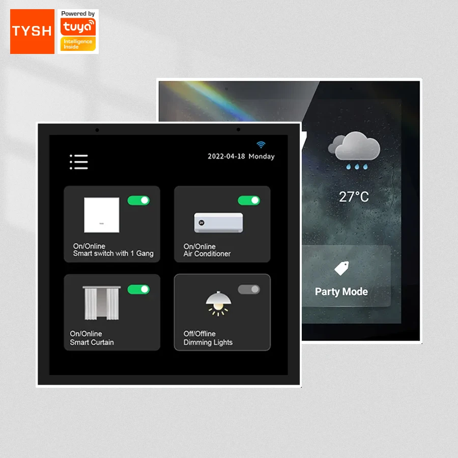 Умный дом TYSH Tuya многофункциональный сенсорный экран Wi-Fi панель Zigbee 4/6 дюймов Центральная управления для
