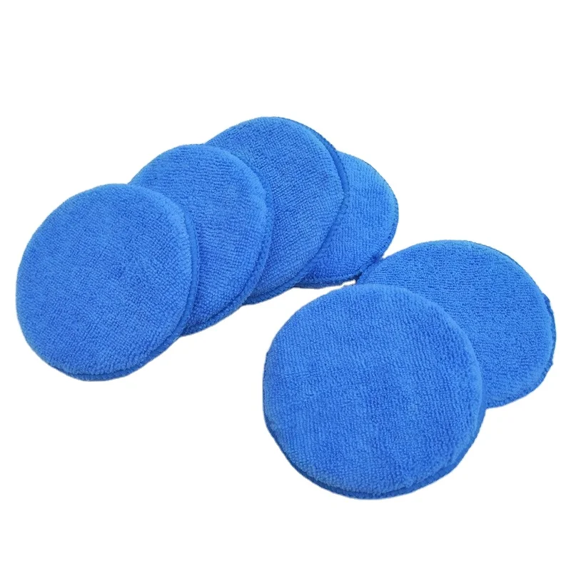 Губка для очистки автомобиля, Губка для полировки воском, круглая губка для очистки автомобиля