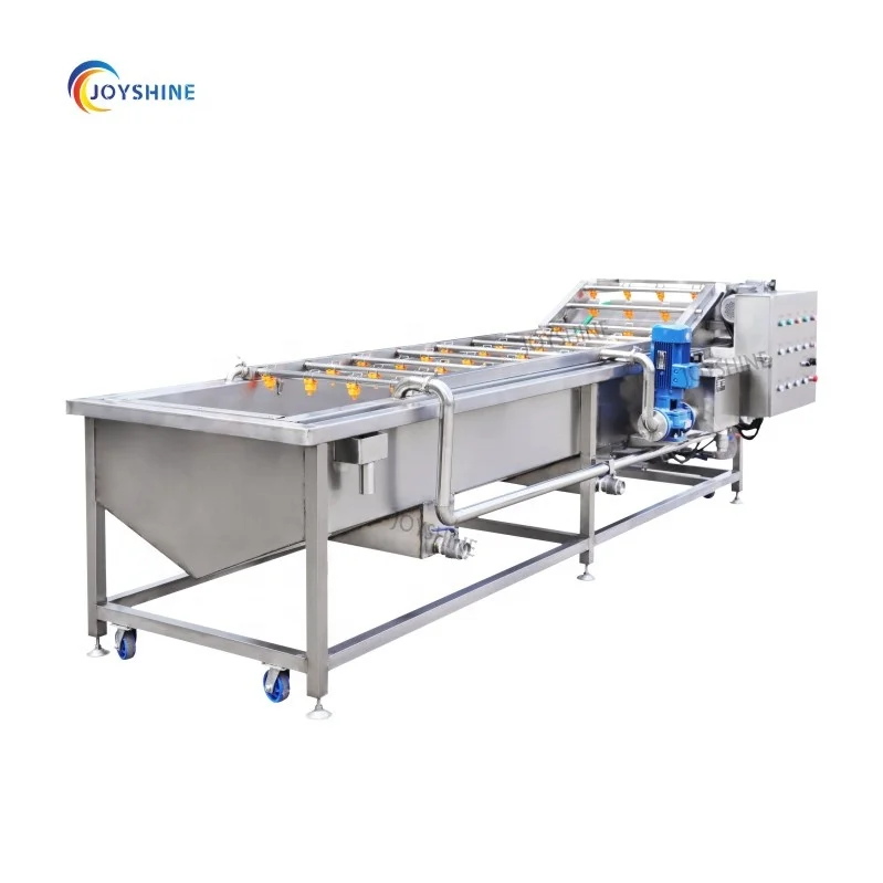Industrial Vegetable Fruit Bubble Washing Machine Potato Tomato Leafy Vegetable Washer Machine