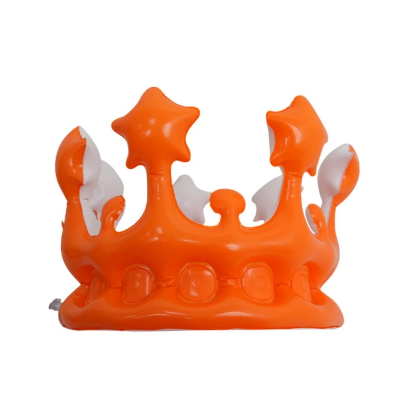 Factory Price Birthday Party Decoration Crown Toy Inflatable Princess Crown Decoration Inflatable Crown