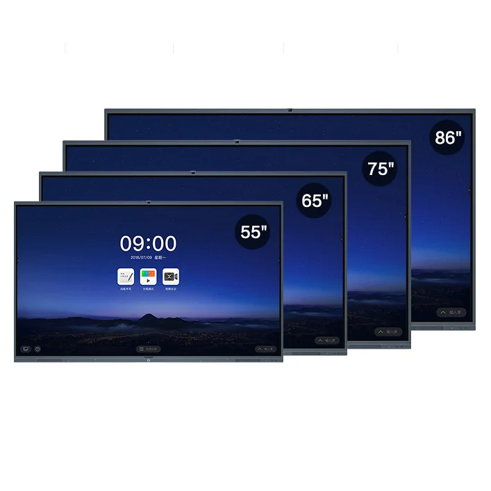 RTS factory wholesale price of 86 inch 4K interactive smart touch screen whiteboard for school meeting room