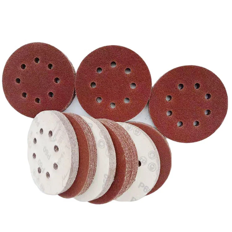 Hook and Loop 8 holes Sandpaper for Wood and metal Sanding