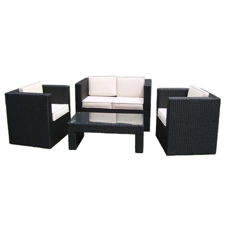 
Factory Hot Sale Table And Chair Rattan Wicker Sofa Couch Patio Garden Furniture Sets With Best Quality 
